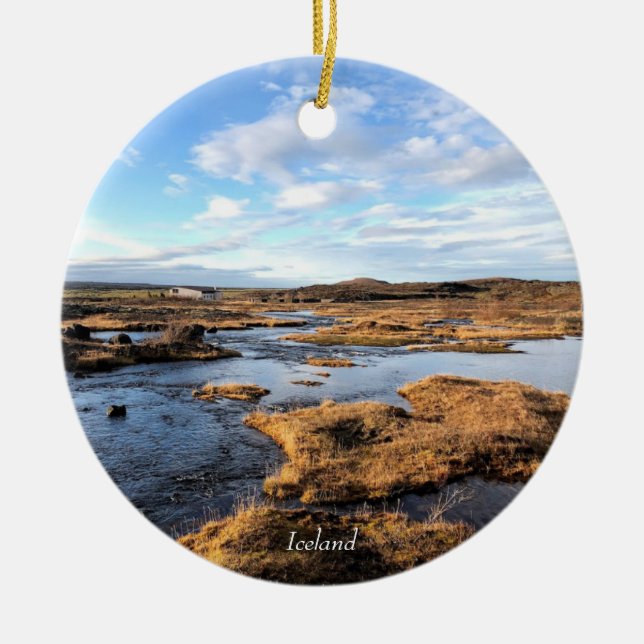 Ornamento paisajístico de Islandia (Frente)