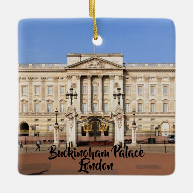 Ornamento Panorámico de Navidad de Londres (Anverso)