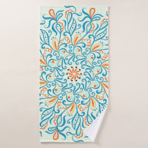 Ornamento para azulejos de cerámica. Patrón abst