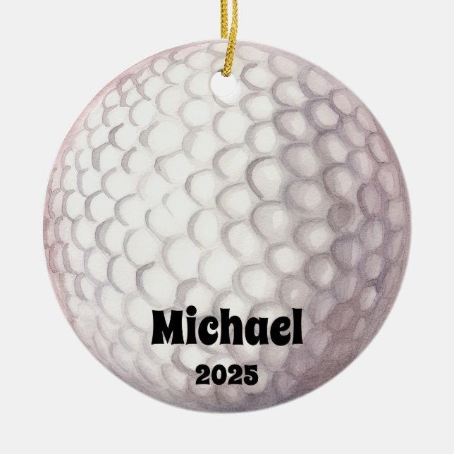 Ornamento para bolas de golf, ornamento, deportes  (Frente)