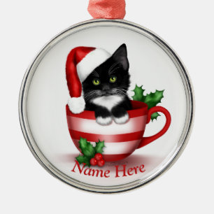 Ornamento para gatos Tuxedo / Ornamento para gatos