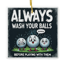 Ornamento para lavar tus bolas de golf