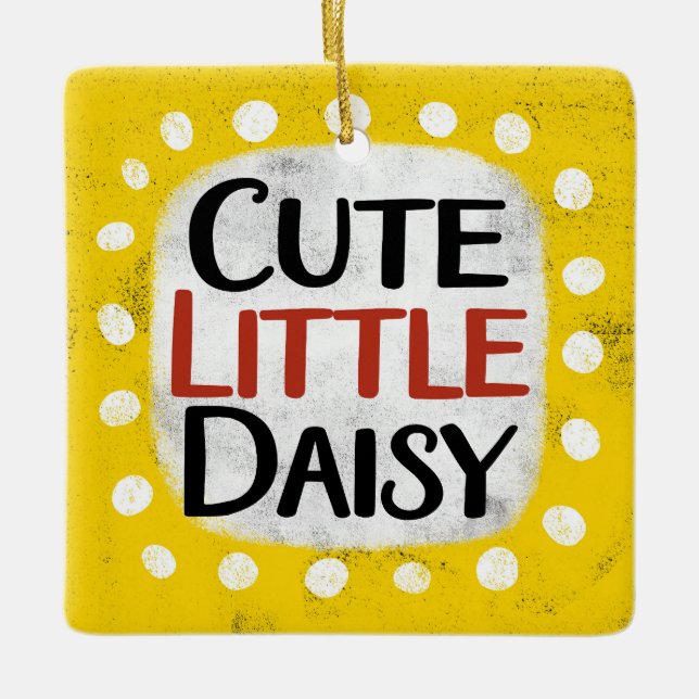 Ornamento pequeño de margarita (Anverso)