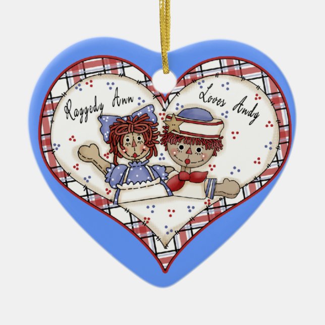 Ornamento personalizado Andy de los amores (Frente)