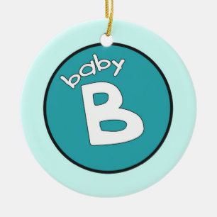 Ornamento personalizado "Baby B" para multiples