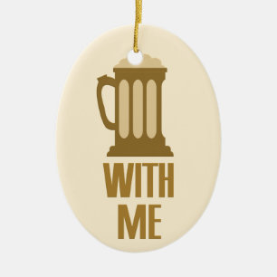 Ornamento personalizado Beer With Me