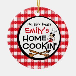 Ornamento personalizado Cookin casero