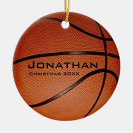 Ornamento personalizado de baloncesto