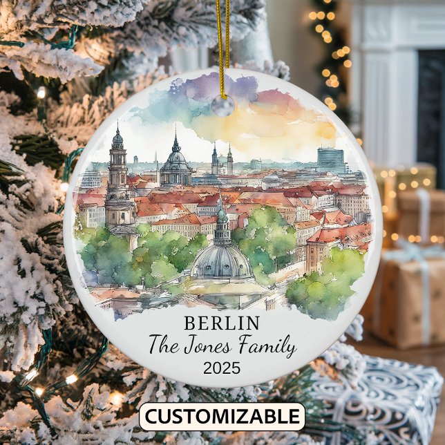 Ornamento personalizado de Berlín, regalo de Alema (Subido por el creador)