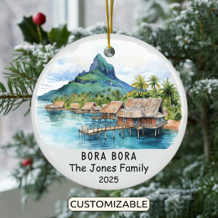 Ornamento personalizado de Bora Bora, Oceanía
