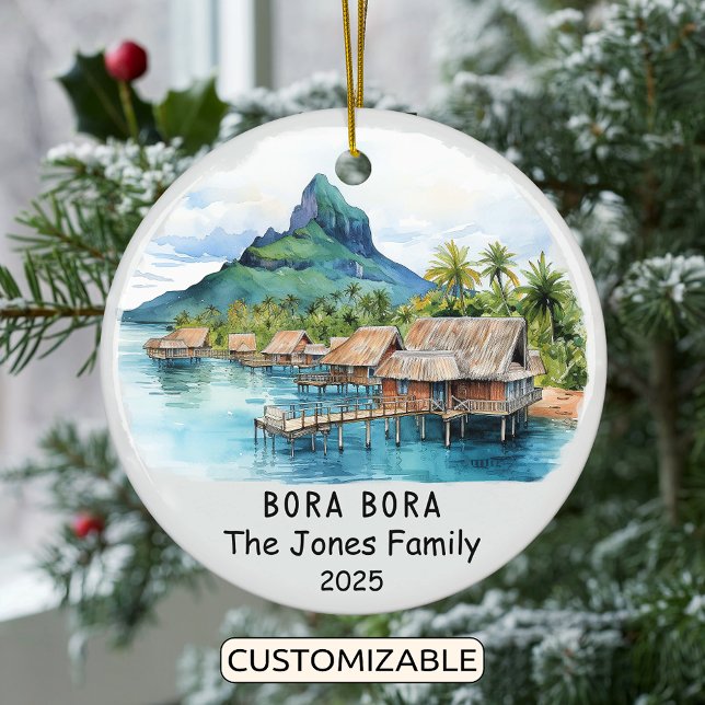 Ornamento personalizado de Bora Bora, Oceanía (Subido por el creador)