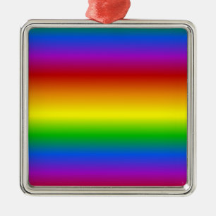Ornamento personalizado de colores arcoiris