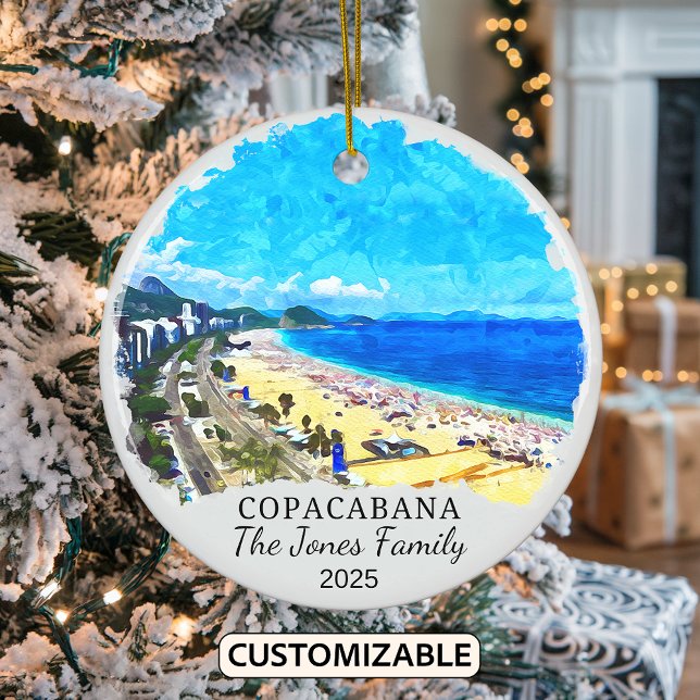 Ornamento personalizado de Copacabana, Río de Jane (Subido por el creador)