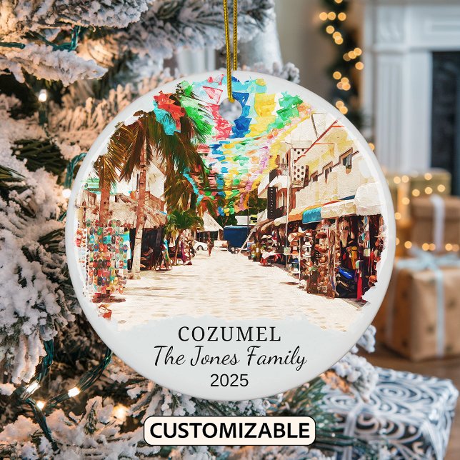 Ornamento personalizado de Cozumel, México (Subido por el creador)