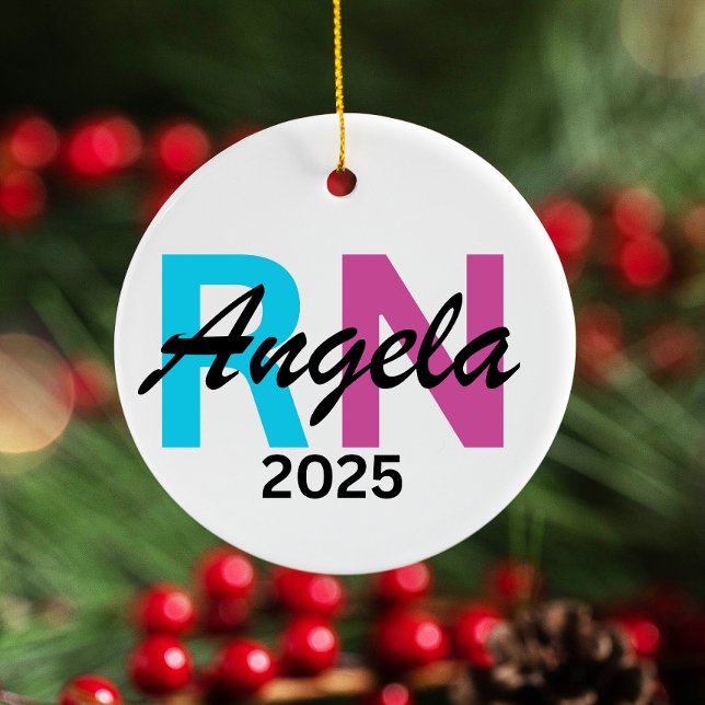 Ornamento personalizado de enfermería 2025, Person (Subido por el creador)