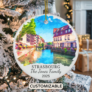 Ornamento personalizado de Estrasburgo, Francia