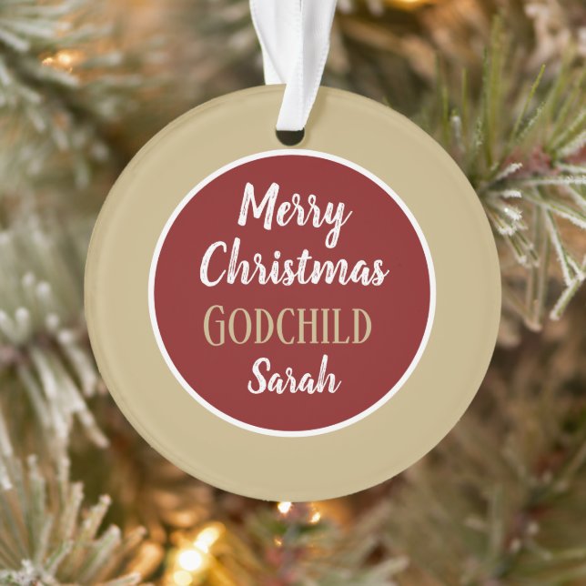 Ornamento personalizado de Feliz Navidad Diosa (Árbol)