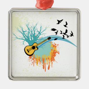 Ornamento personalizado de guitarra acústica