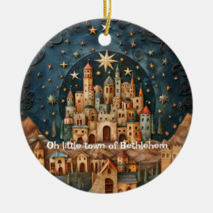Ornamento personalizado de la ciudad de Belén