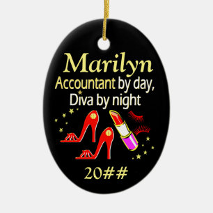 ORNAMENTO PERSONALIZADO DE LA CONTABLE DIVA