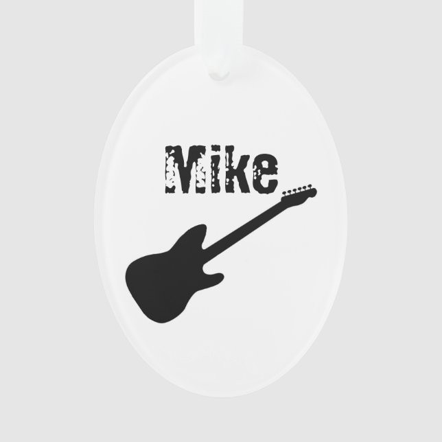 Ornamento personalizado de la guitarra (Anverso)