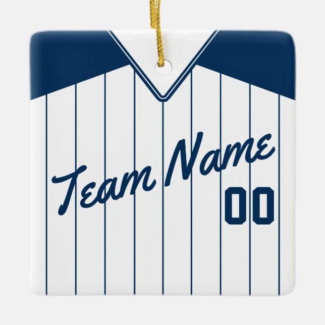 Ornamento personalizado de la Jersey del sótano So (Anverso)