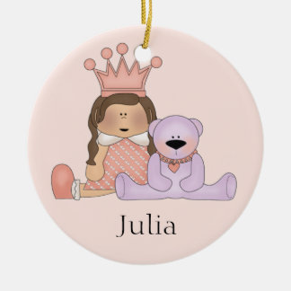 Ornamento personalizado de la niña
