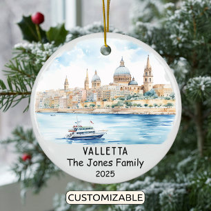 Ornamento personalizado de La Valeta, Malta