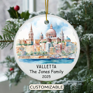 Ornamento personalizado de La Valeta, Malta