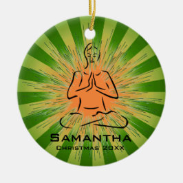 Ornamento personalizado de la yoga
