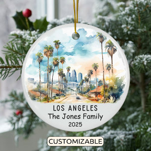 Ornamento personalizado de Los Ángeles, California