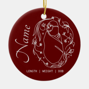 Ornamento Personalizado de los hechos de nacimient