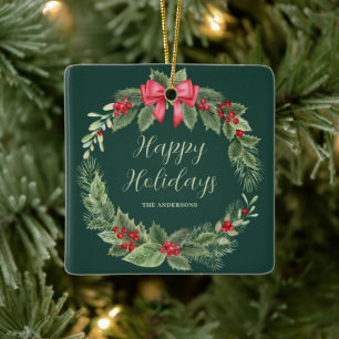 Ornamento personalizado de los Navidades de la gui