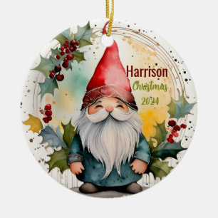 Ornamento personalizado de los navidades Gnome