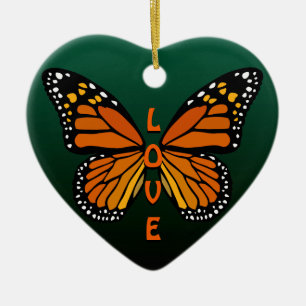 Ornamento personalizado de mariposa con ornamento 