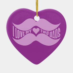 Ornamento personalizado de Mustaches Rosados