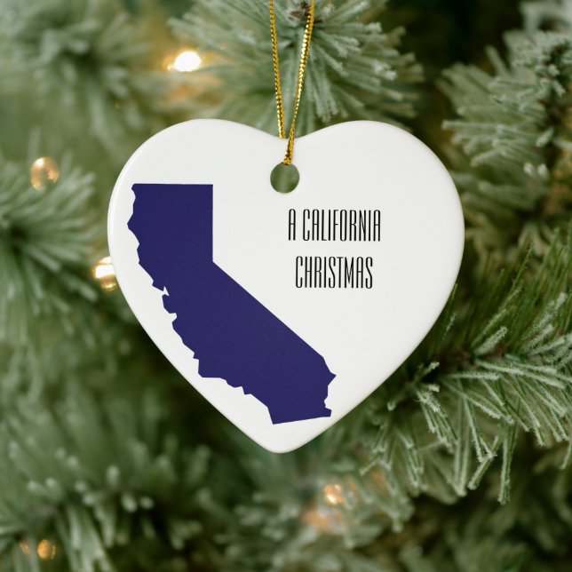 Ornamento personalizado de Navidades de California (Árbol)