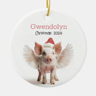 Ornamento personalizado de Navidades pequeños que