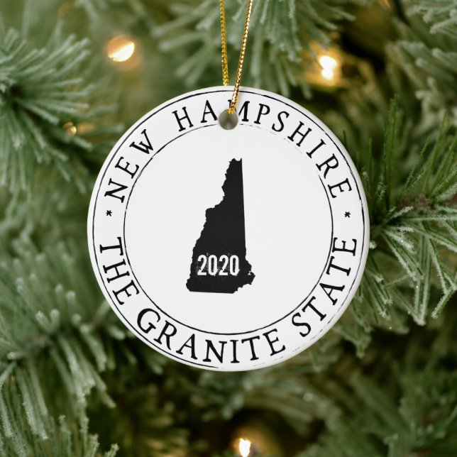 Ornamento personalizado de New Hampshire (Árbol)