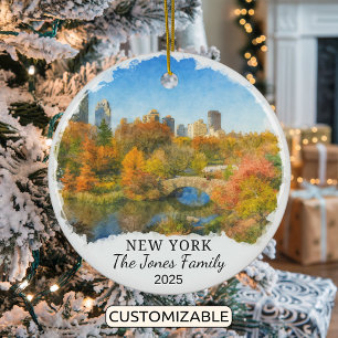 Ornamento personalizado de Nueva York, Central Par
