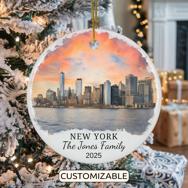 Ornamento personalizado de Nueva York, Nueva York (Subido por el creador)