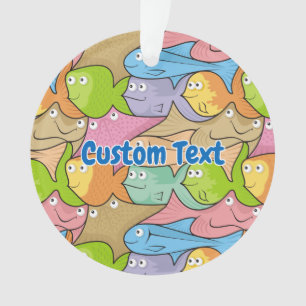 Ornamento personalizado de peces