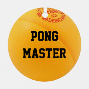 Ornamento personalizado de Ping Pong Lover