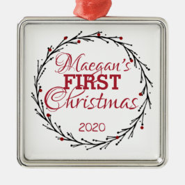 ORNAMENTO PERSONALIZADO DE PRIMERA NAVIDAD