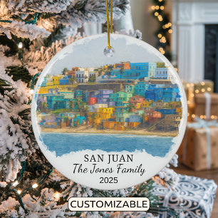 Ornamento personalizado de San Juan, Puerto Rico