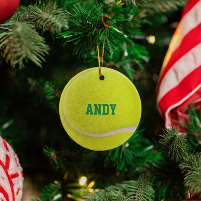 Ornamento personalizado de Tennis Lover (Subido por el creador)
