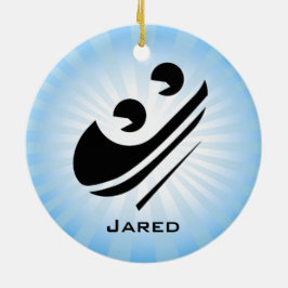 Ornamento personalizado de Toboggan