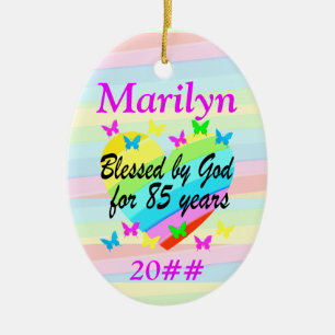 ORNAMENTO PERSONALIZADO DEL 85º CUMPLEAÑOS