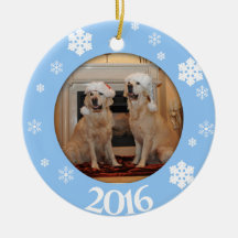 Ornamento personalizado del árbol de navidad de la