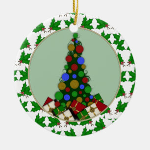 Ornamento personalizado del árbol de navidad y de